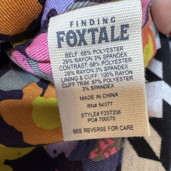 NEW Finding Foxtale Girls Be Bold Blazer Size 5 Houndstooth Black Colorful $74 - Picture 7 of 10